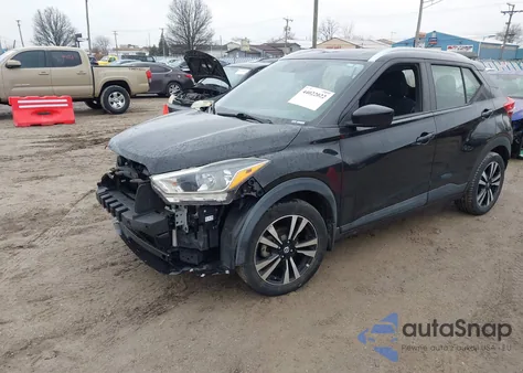 2018 Nissan Kicks Sv from USA, damaged, VIN 3N1CP5CU2JL510085